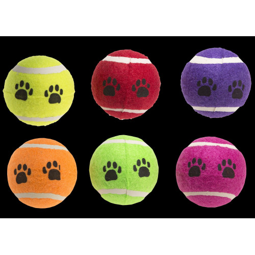 Hundespielzeug Gimborn Tennisball Multipack 6St